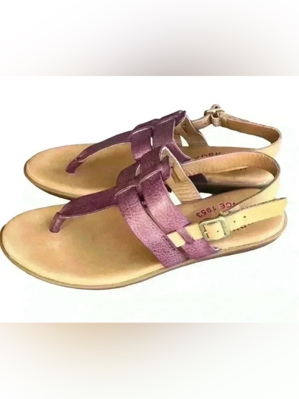 Kork-Ease Strappy Sandals Pink Metallic